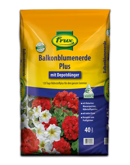 Frux Pflanzerden, Spezialerden für Balkon & Terrasse